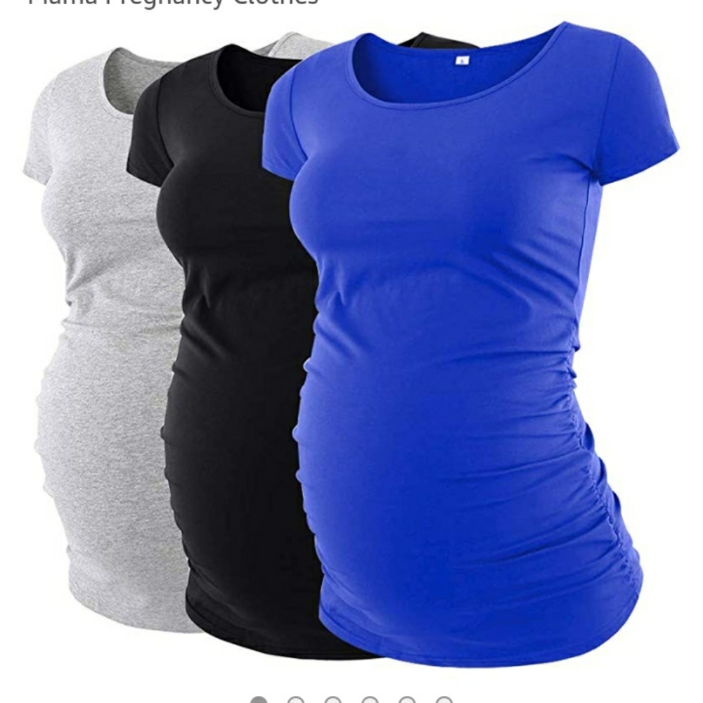 Three maternity tshirts.